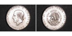 5 Peso Estados Unidos Mexicanos (1846 - 1863) Plata Miguel Hidalgo