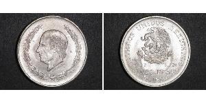 5 Peso Estados Unidos Mexicanos (1846 - 1863) Plata Miguel Hidalgo