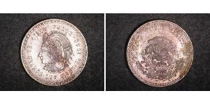 5 Peso México Plata 