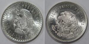 5 Peso Mexico Silver 