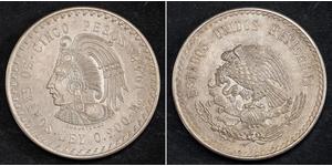 5 Peso Mexico Silver 
