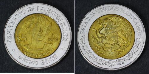 5 Peso Messico  