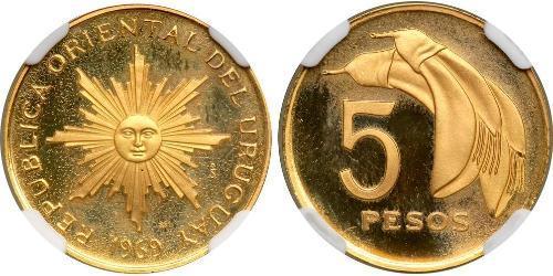 5 Peso 乌拉圭 金 