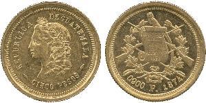5 Peso 危地马拉 金 