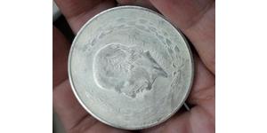 5 Peso Second Federal Republic of Mexico (1846 - 1863) 銀 Miguel Hidalgo