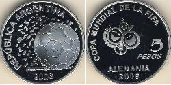 5 Peso 阿根廷 銀 
