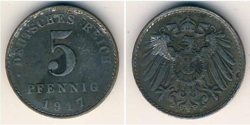 5 Pfennig Germany Copper/Nickel 