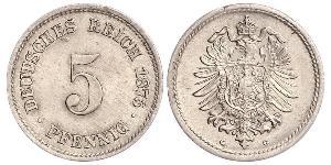 5 Pfennig Deutsches Kaiserreich (1871-1918)  