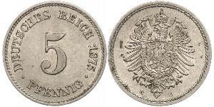 5 Pfennig Deutsches Kaiserreich (1871-1918)  