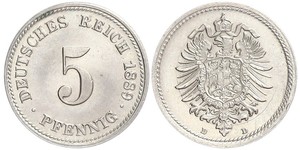 5 Pfennig German Empire (1871-1918)  