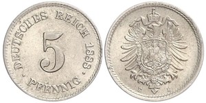 5 Pfennig German Empire (1871-1918)  