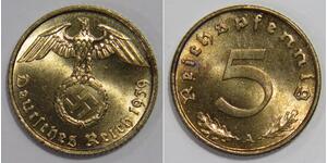 5 Pfennig Nazi Germany (1933-1945)  