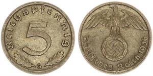 5 Pfennig Nazi Germany (1933-1945)  