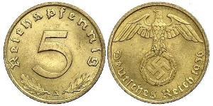5 Pfennig Troisième Reich (1933-1945)  