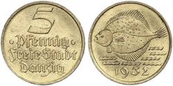 5 Пфеніг Gdansk (1920-1939) Бронза/Алюміній 