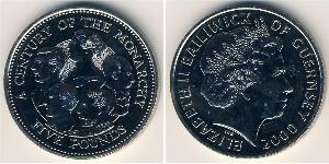 5 Pound Guernsey Copper/Nickel 