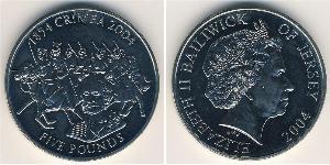 5 Pound Jersey (1066 - ) Copper/Nickel 
