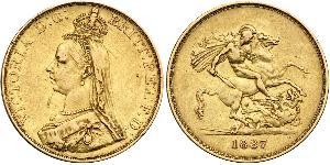5 Pound Britisches Weltreich (1497 - 1949) / Vereinigtes Königreich von Großbritannien und Irland (1801-1922) Gold Victoria (1819 - 1901)
