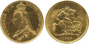 5 Pound British Empire (1497 - 1949) / United Kingdom of Great Britain and Ireland (1801-1922) Gold Victoria (1819 - 1901)