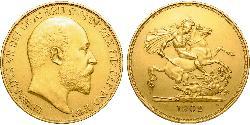 5 Pound United Kingdom of Great Britain and Ireland (1801-1922) Gold Edward VII (1841-1910)