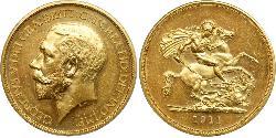 5 Pound United Kingdom of Great Britain and Ireland (1801-1922) Gold George V of the United Kingdom (1865-1936)