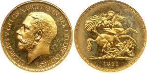 5 Pound United Kingdom of Great Britain and Ireland (1801-1922) Gold George V of the United Kingdom (1865-1936)