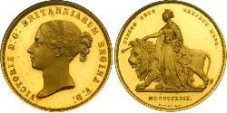 5 Pound Vereinigtes Königreich von Großbritannien und Irland (1801-1922) Gold Victoria (1819 - 1901)