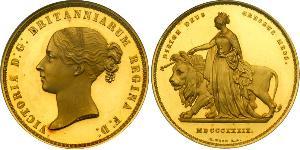 5 Pound Vereinigtes Königreich von Großbritannien und Irland (1801-1922) Gold Victoria (1819 - 1901)