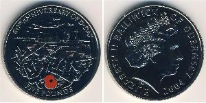 5 Pound Guernsey Kupfer/Nickel 