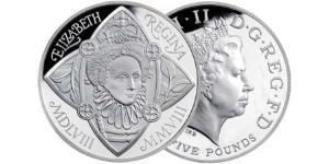 5 Pound Vereinigtes Königreich (1922-) Kupfer/Nickel Elizabeth II (1926-2022)