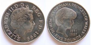 5 Pound Vereinigtes Königreich (1922-) Kupfer/Nickel Elizabeth II (1926-2022)