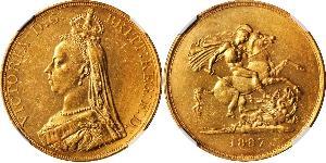 5 Pound Royaume-Uni de Grande-Bretagne et d
