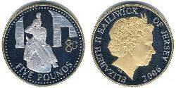 5 Pound Jersey Silber Elizabeth II (1926-2022)