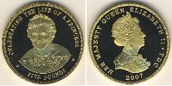 5 Pound Tristan da Cunha Silber Elizabeth II (1926-2022)