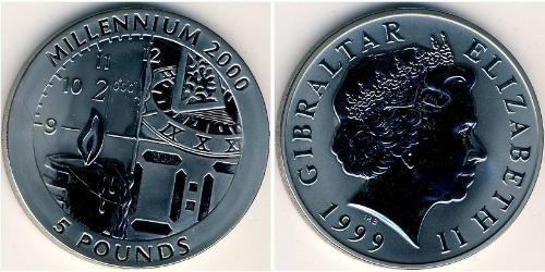 5 Pound Gibraltar (1704 - )  