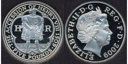 5 Pound United Kingdom (1922-)  Elizabeth II (1926-2022)