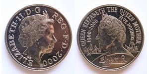 5 Pound United Kingdom (1922-) 銅/镍 伊丽莎白二世 (1926-2022)