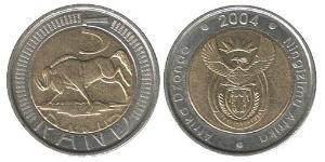 5 Rand 南非 (1910 - ) Bimetal 