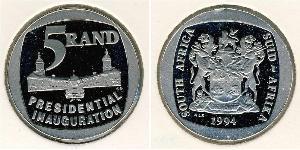 5 Rand 南非 (1910 - ) 銀 