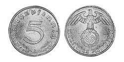5 Reichpfennig Nazi Germany (1933-1945) Bronze/Aluminium 