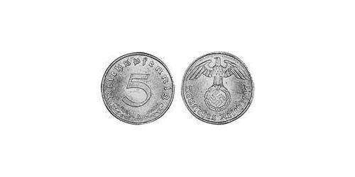 5 Reichpfennig Nazi Germany (1933-1945) Bronze/Aluminium 