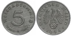 5 Reichpfennig Troisième Reich (1933-1945) Zinc 