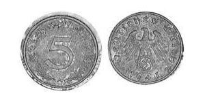 5 Reichpfennig Deutsches Reich (1933-1945) Zink 