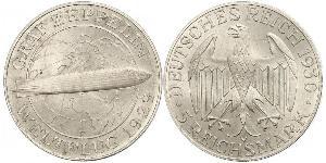 5 Reichsmark République de Weimar (1918-1933) Argent 