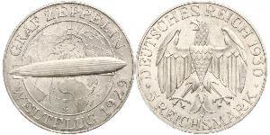 5 Reichsmark République de Weimar (1918-1933) Argent 