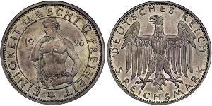 5 Reichsmark République de Weimar (1918-1933) Argent 