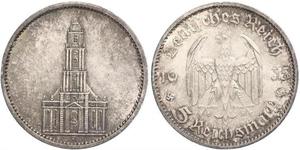 5 Reichsmark Troisième Reich (1933-1945) Argent 