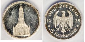 5 Reichsmark Troisième Reich (1933-1945) Argent 