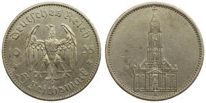 5 Reichsmark Germania nazista (1933-1945) Argento 