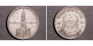 5 Reichsmark Germania nazista (1933-1945) Argento 